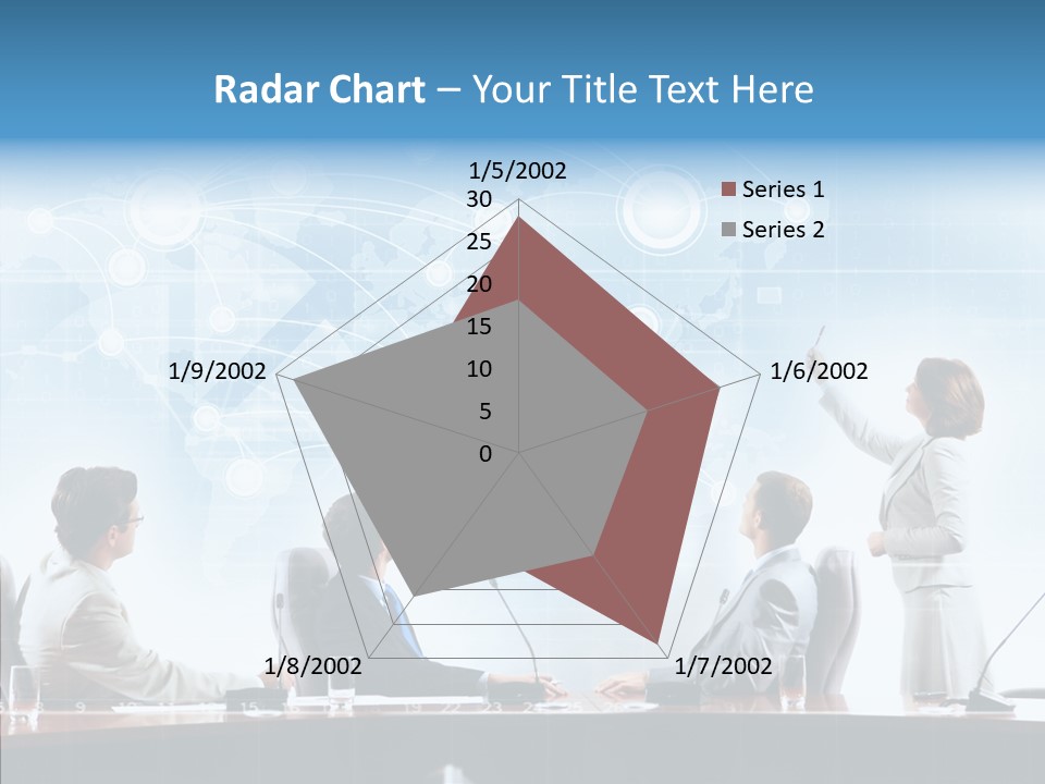 Talking Executives Media PowerPoint Template