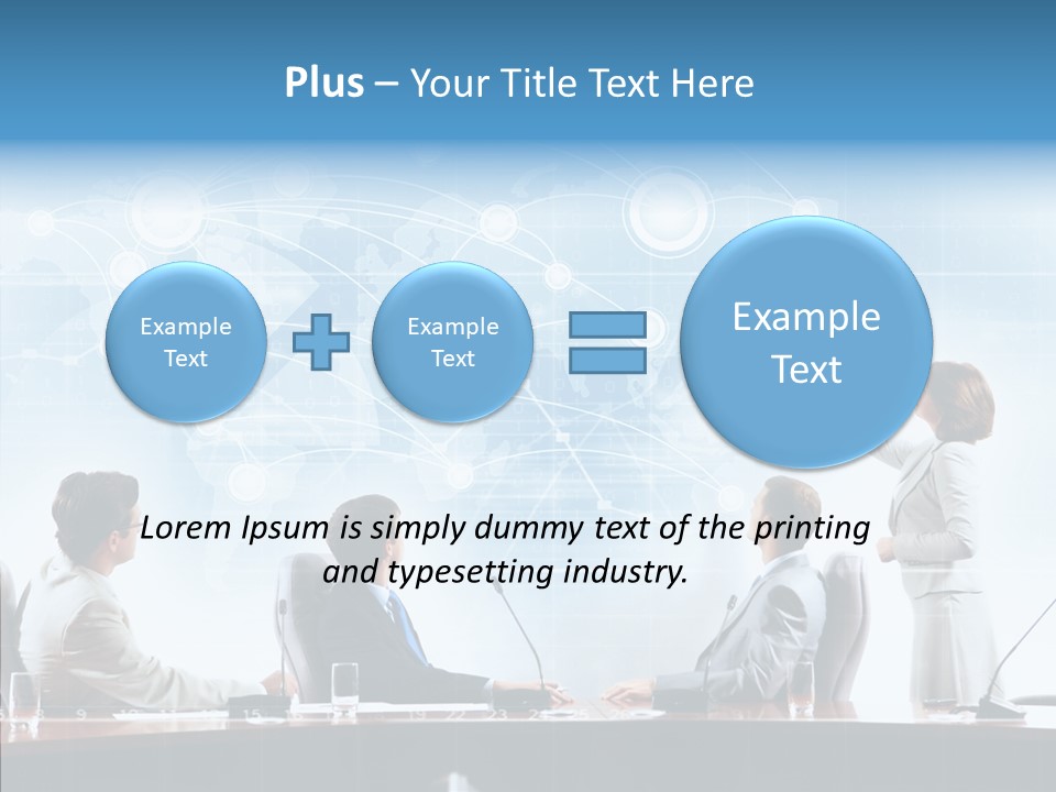 Talking Executives Media PowerPoint Template