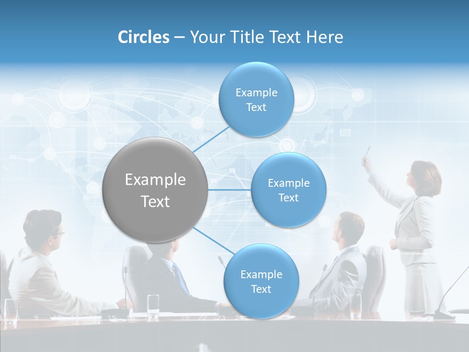 Talking Executives Media PowerPoint Template