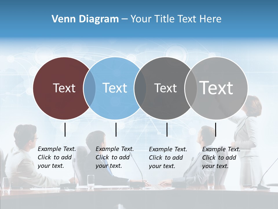 Talking Executives Media PowerPoint Template