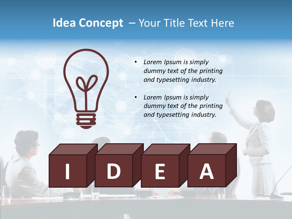 Talking Executives Media PowerPoint Template