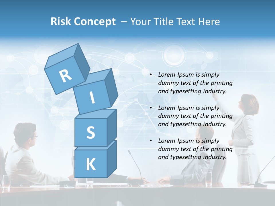 Talking Executives Media PowerPoint Template