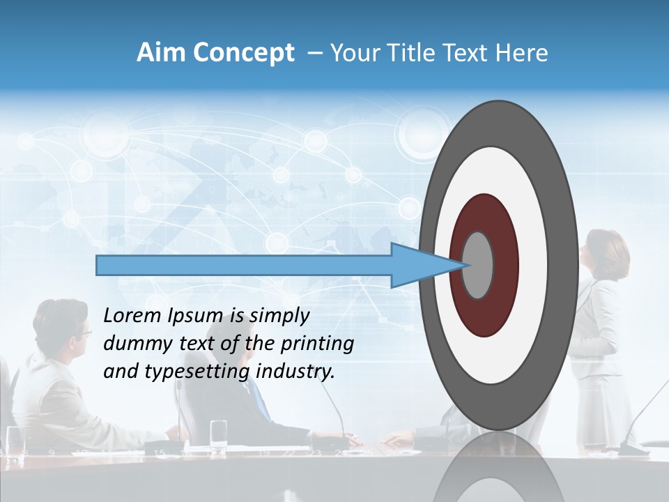 Talking Executives Media PowerPoint Template