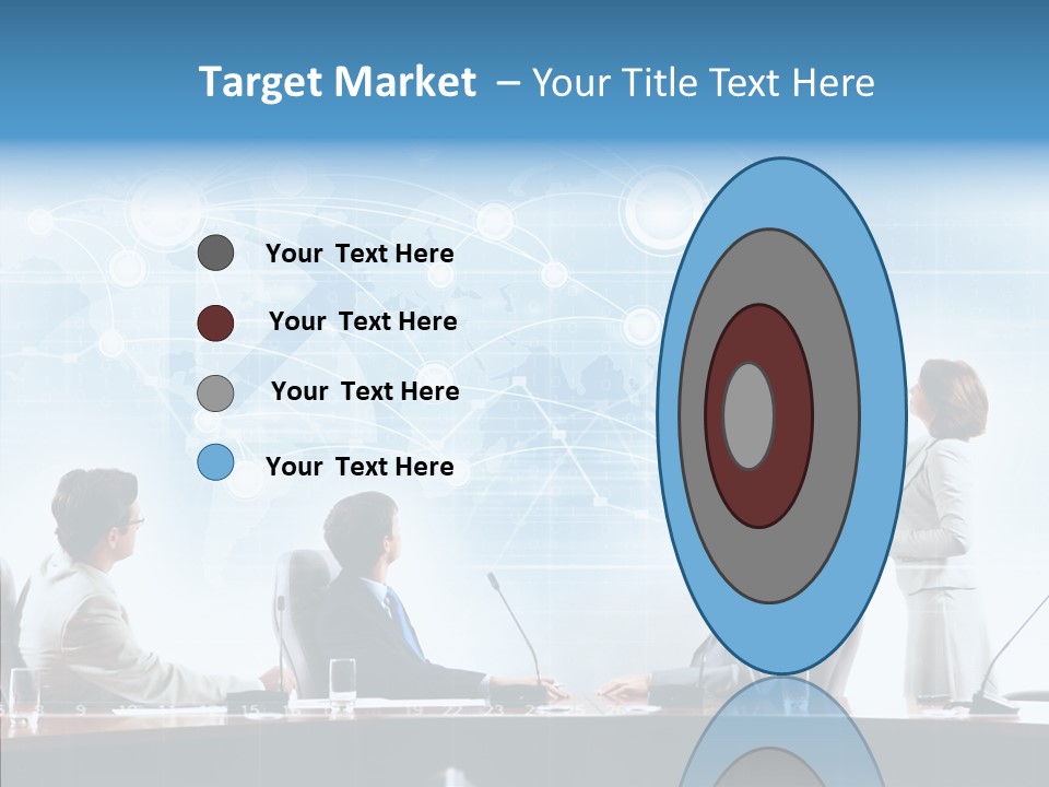 Talking Executives Media PowerPoint Template