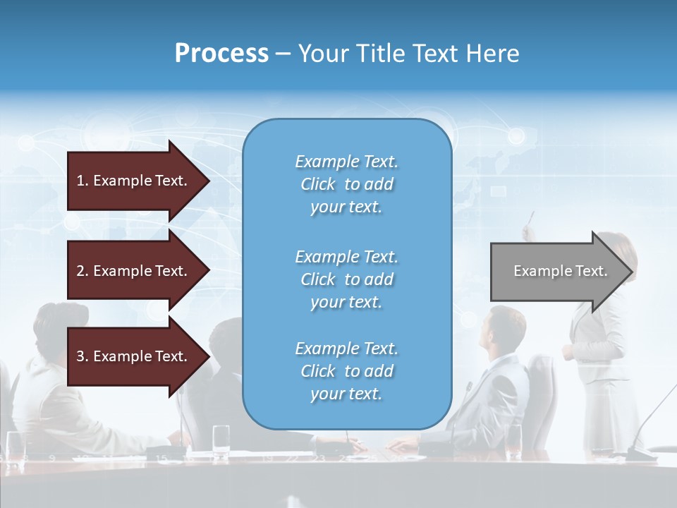 Talking Executives Media PowerPoint Template