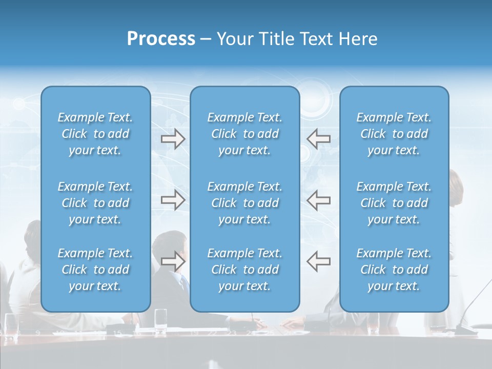 Talking Executives Media PowerPoint Template