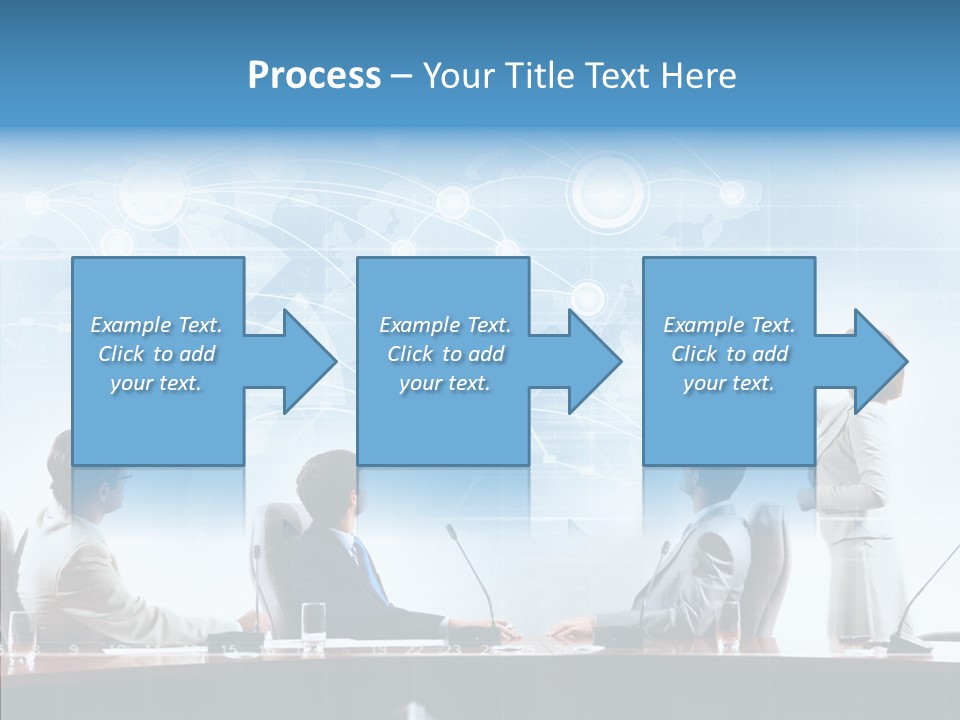 Talking Executives Media PowerPoint Template