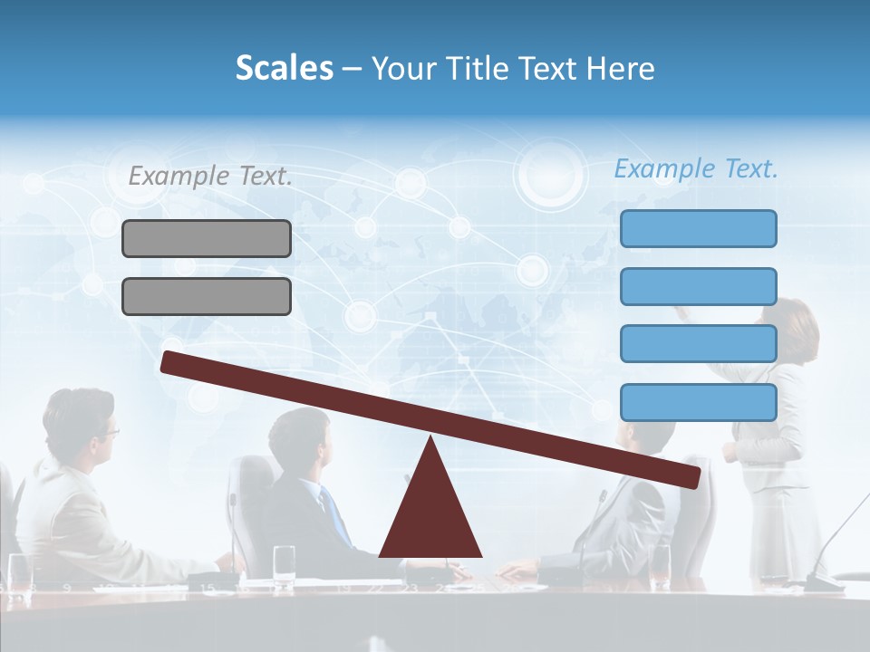Talking Executives Media PowerPoint Template