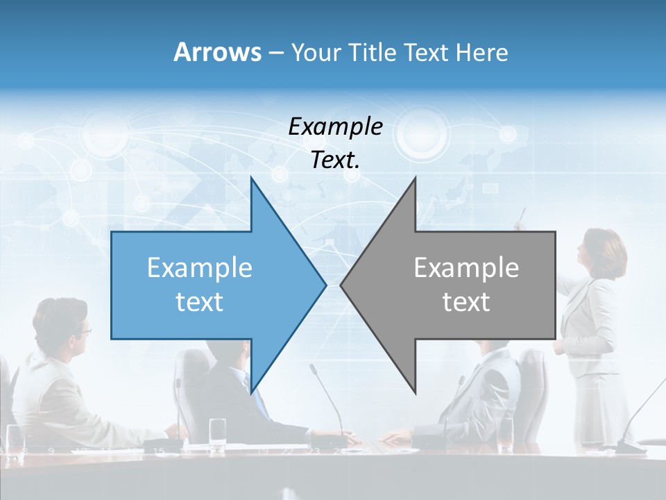 Talking Executives Media PowerPoint Template