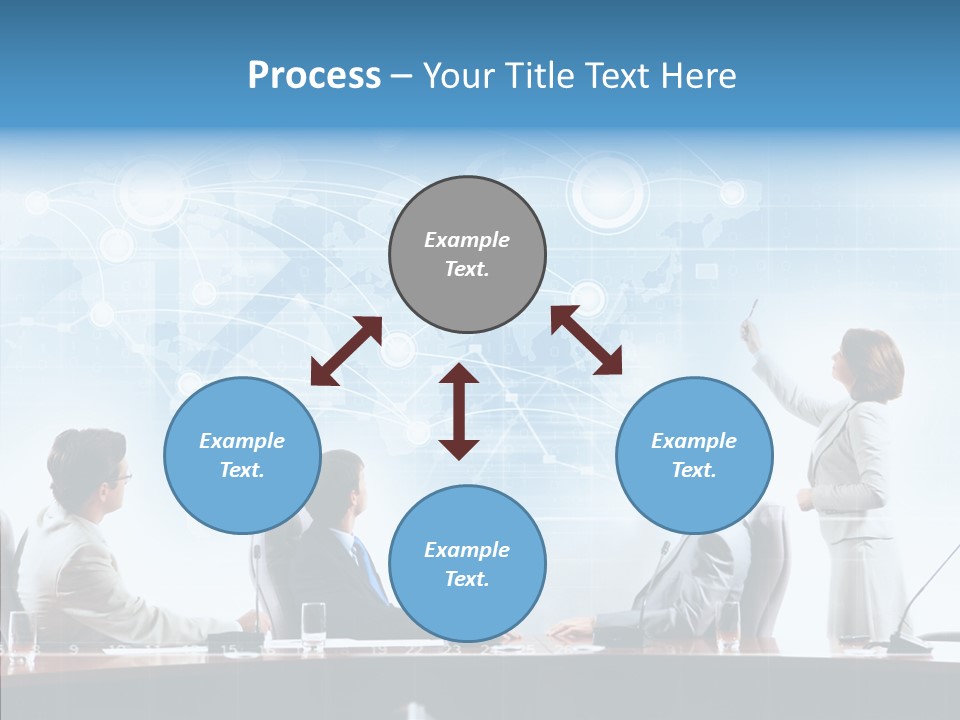 Talking Executives Media PowerPoint Template