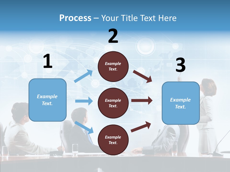 Talking Executives Media PowerPoint Template