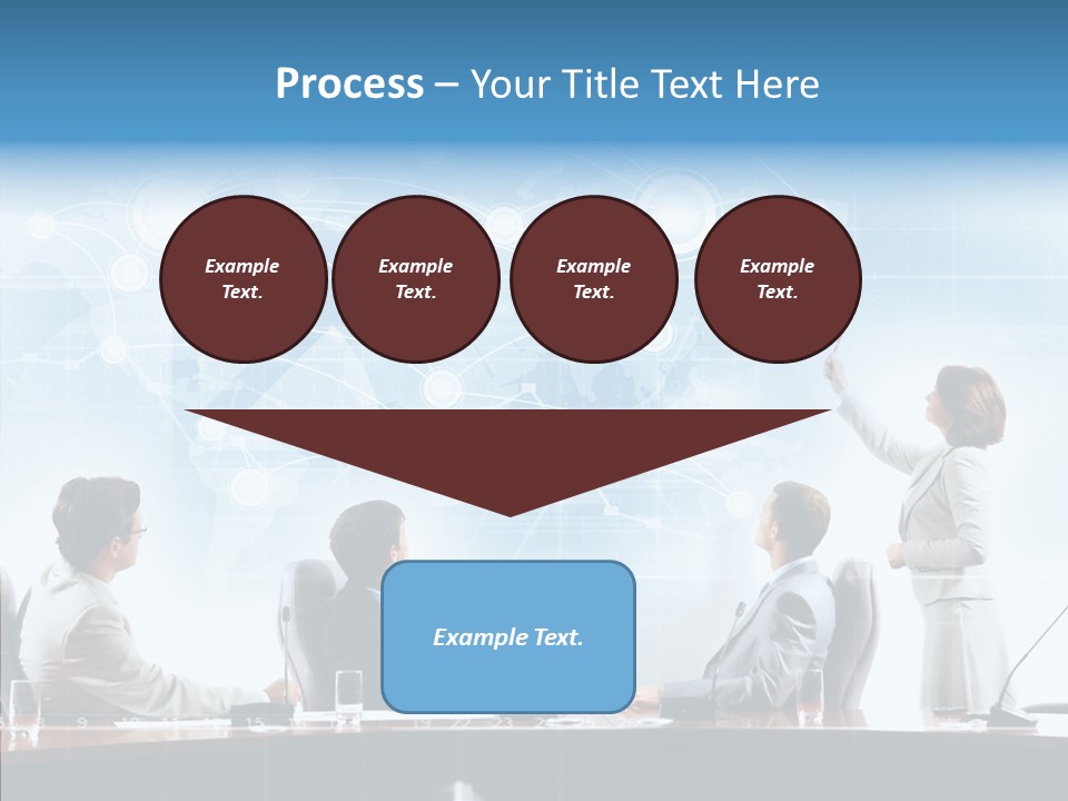 Talking Executives Media PowerPoint Template