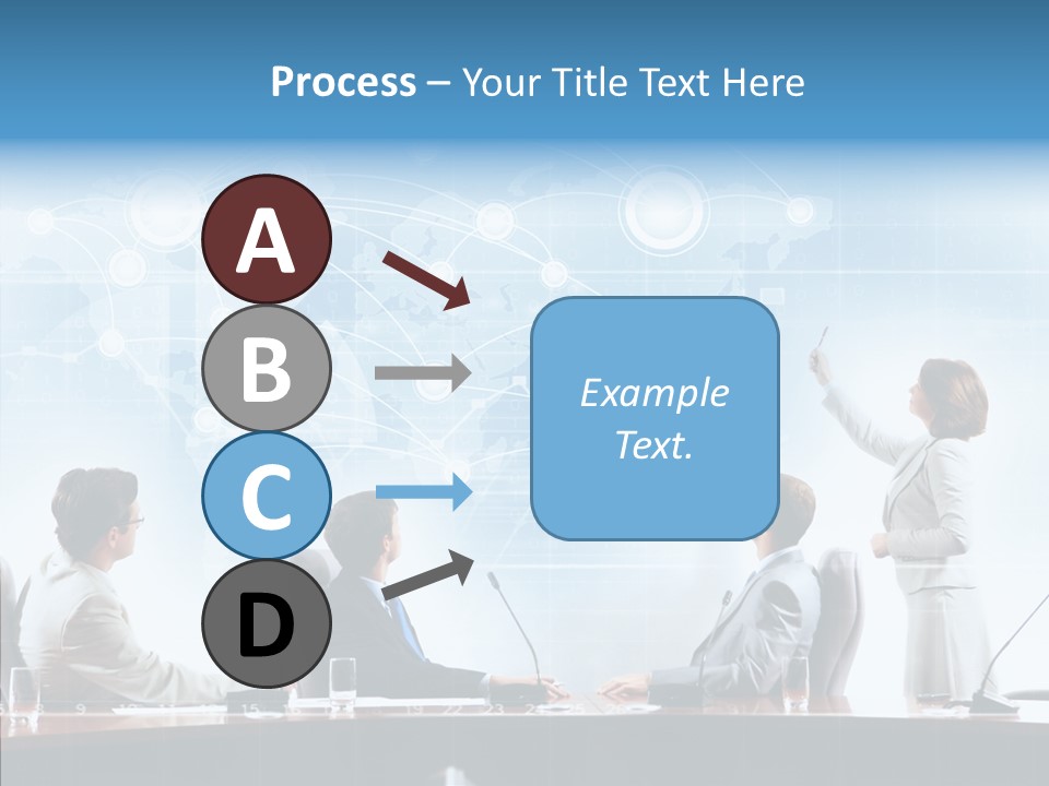 Talking Executives Media PowerPoint Template