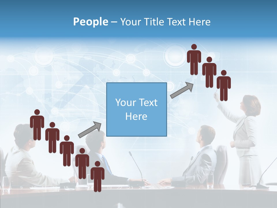 Talking Executives Media PowerPoint Template