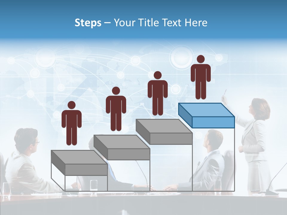 Talking Executives Media PowerPoint Template
