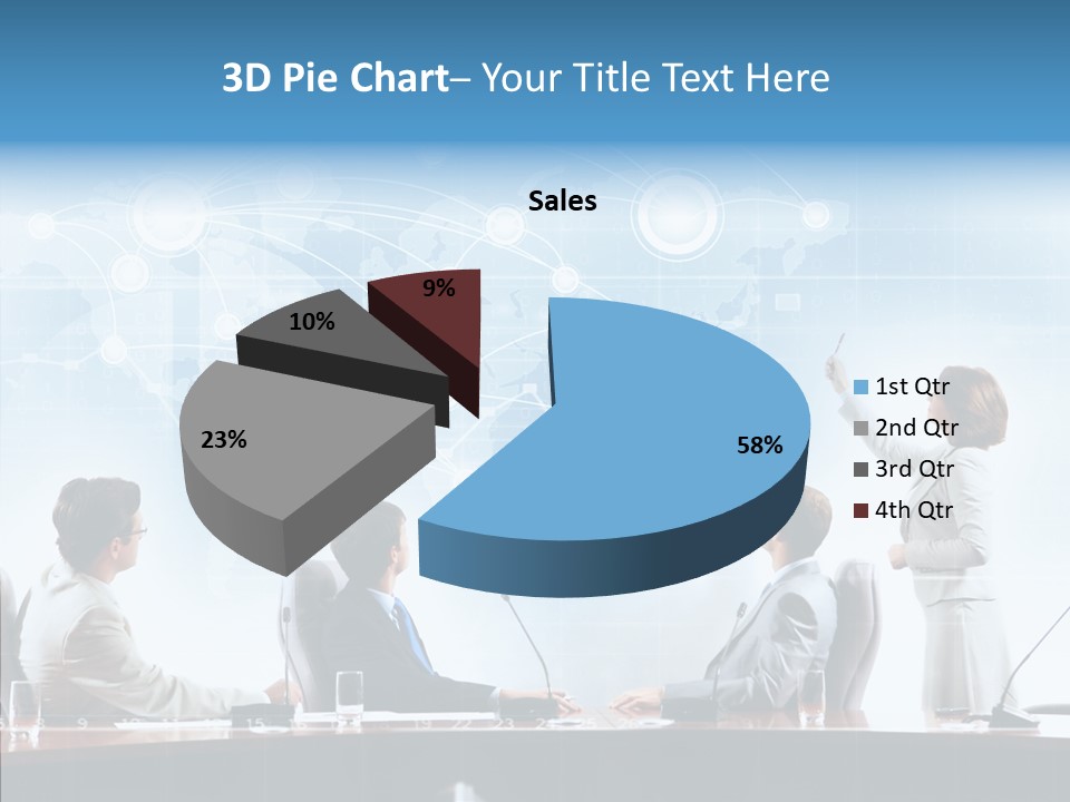 Talking Executives Media PowerPoint Template