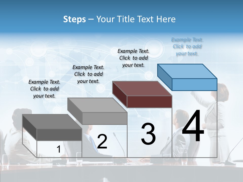 Talking Executives Media PowerPoint Template