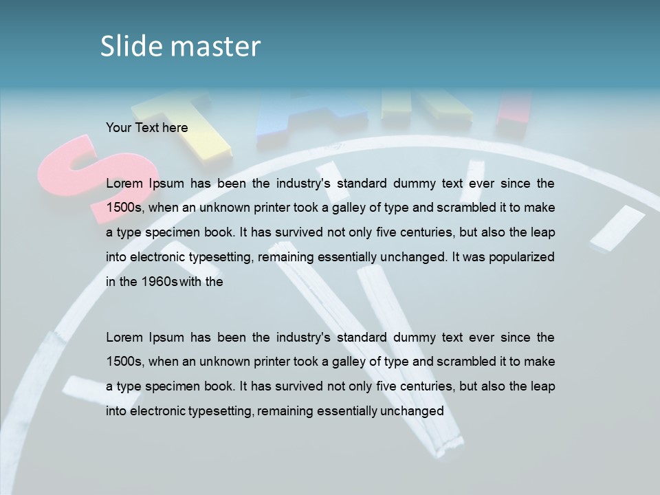 Build Chalkboard Affect PowerPoint Template