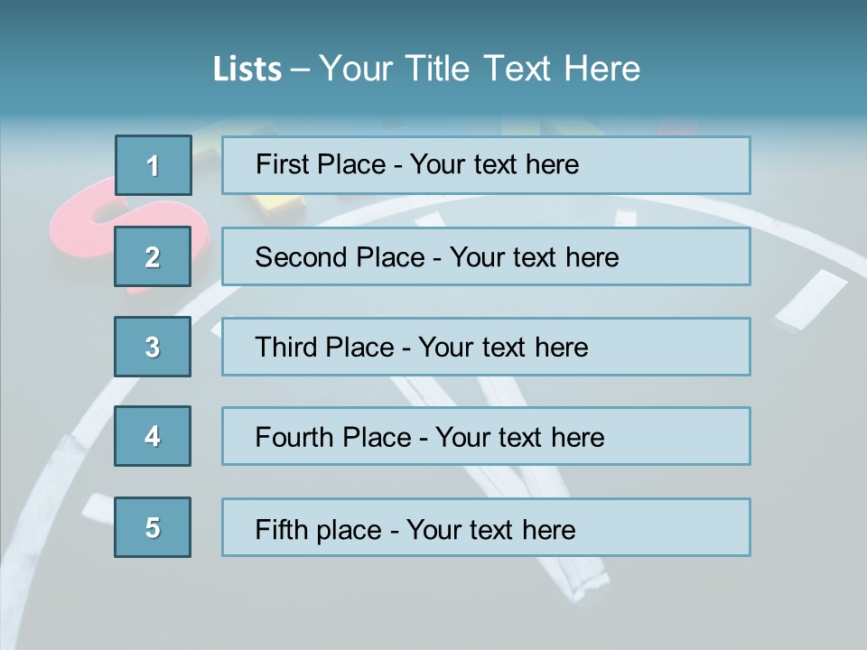 Build Chalkboard Affect PowerPoint Template