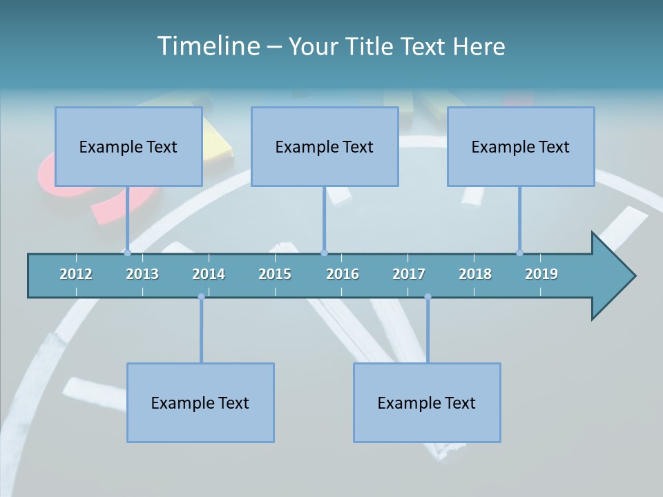 Build Chalkboard Affect PowerPoint Template