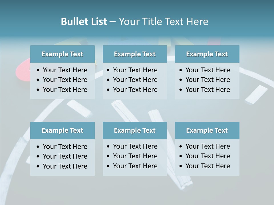 Build Chalkboard Affect PowerPoint Template