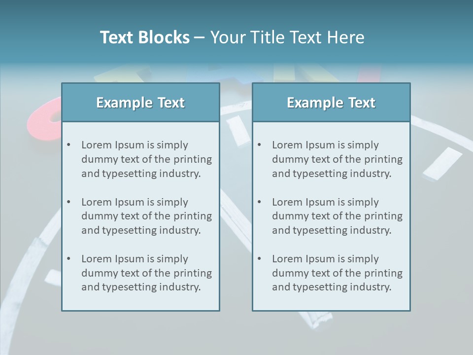 Build Chalkboard Affect PowerPoint Template