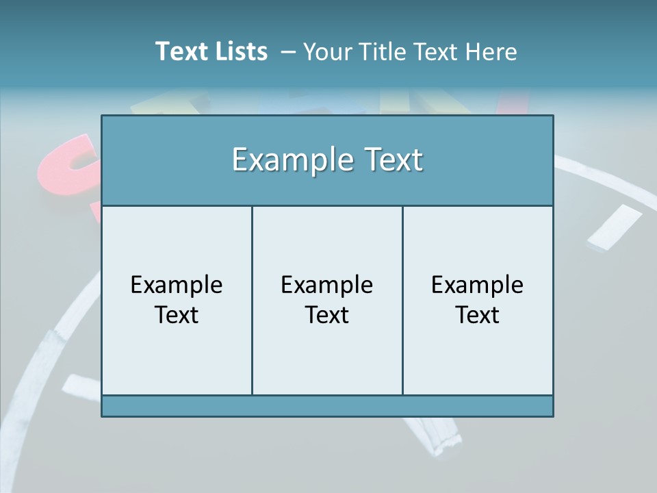 Build Chalkboard Affect PowerPoint Template