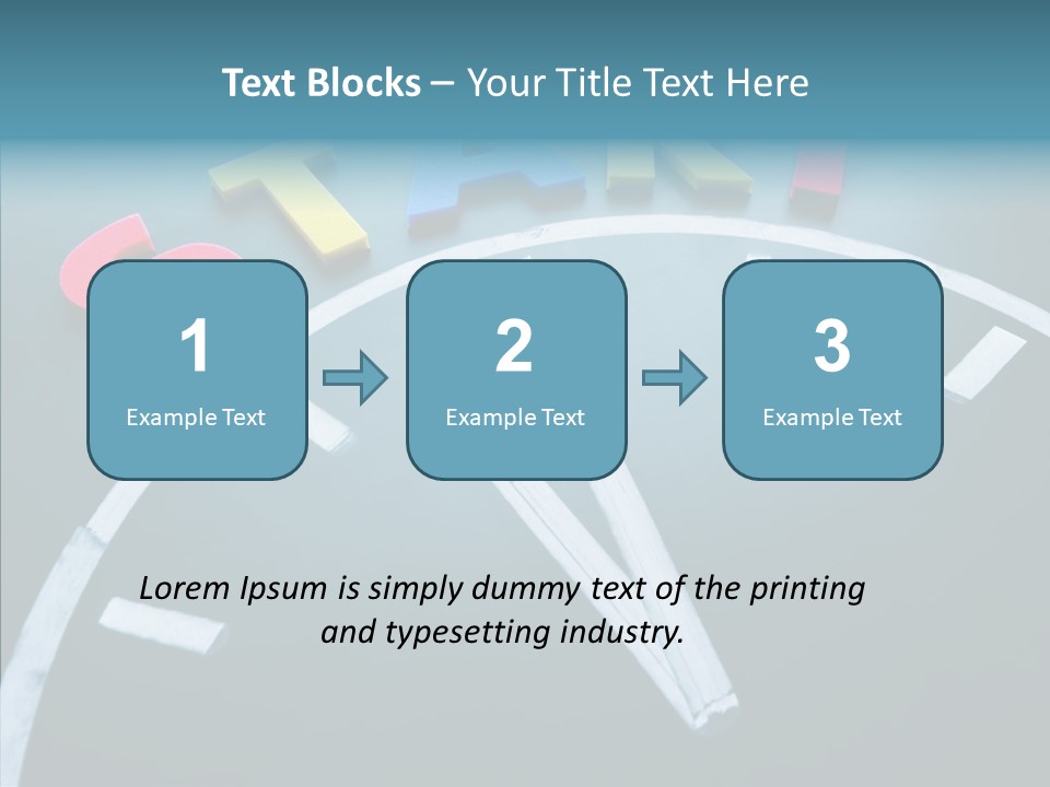 Build Chalkboard Affect PowerPoint Template