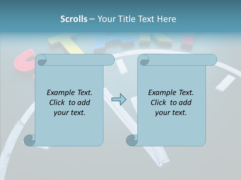 Build Chalkboard Affect PowerPoint Template