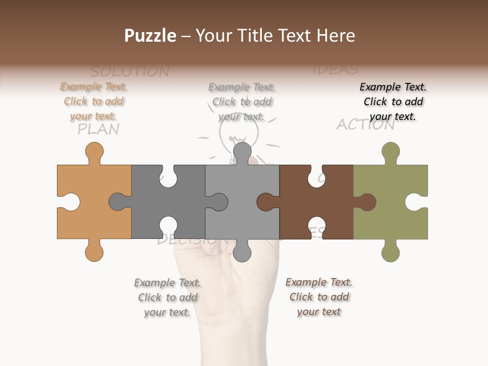 Growth Beginnings Working PowerPoint Template