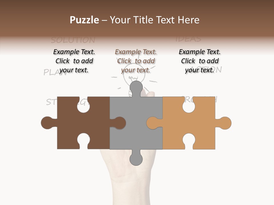 Growth Beginnings Working PowerPoint Template