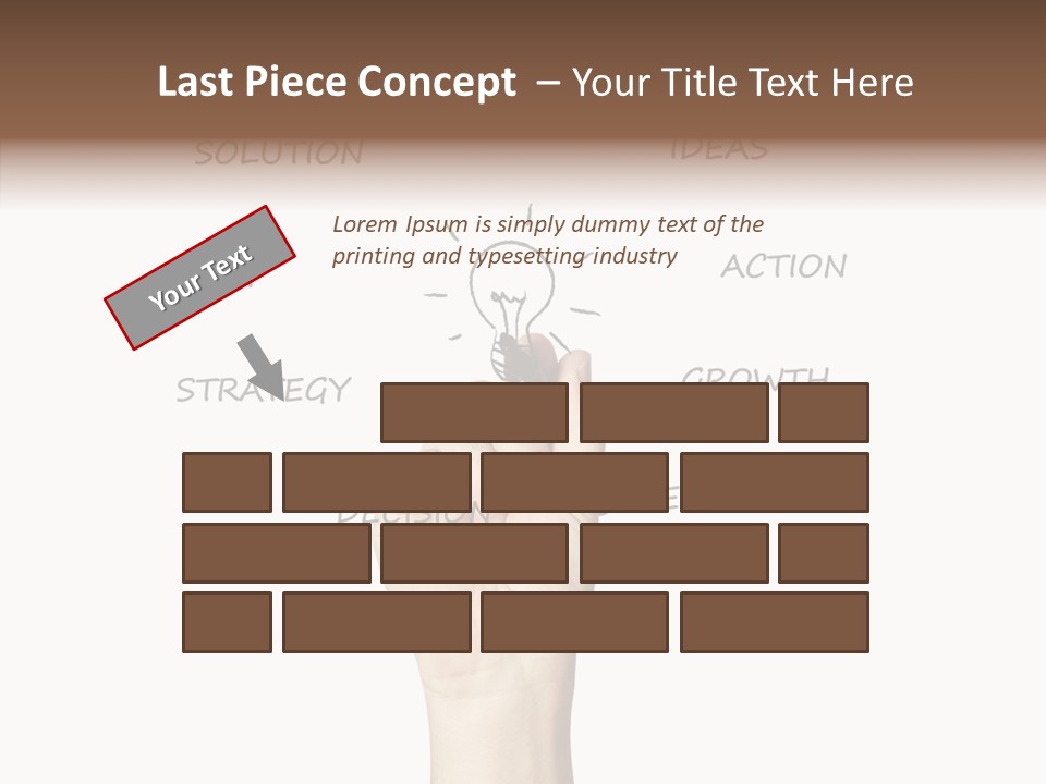 Growth Beginnings Working PowerPoint Template