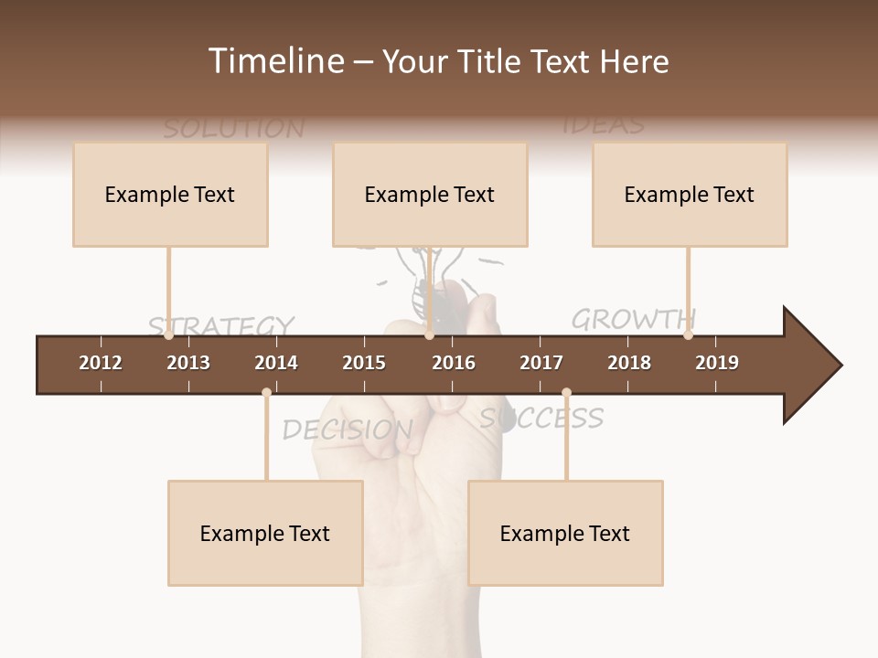 Growth Beginnings Working PowerPoint Template