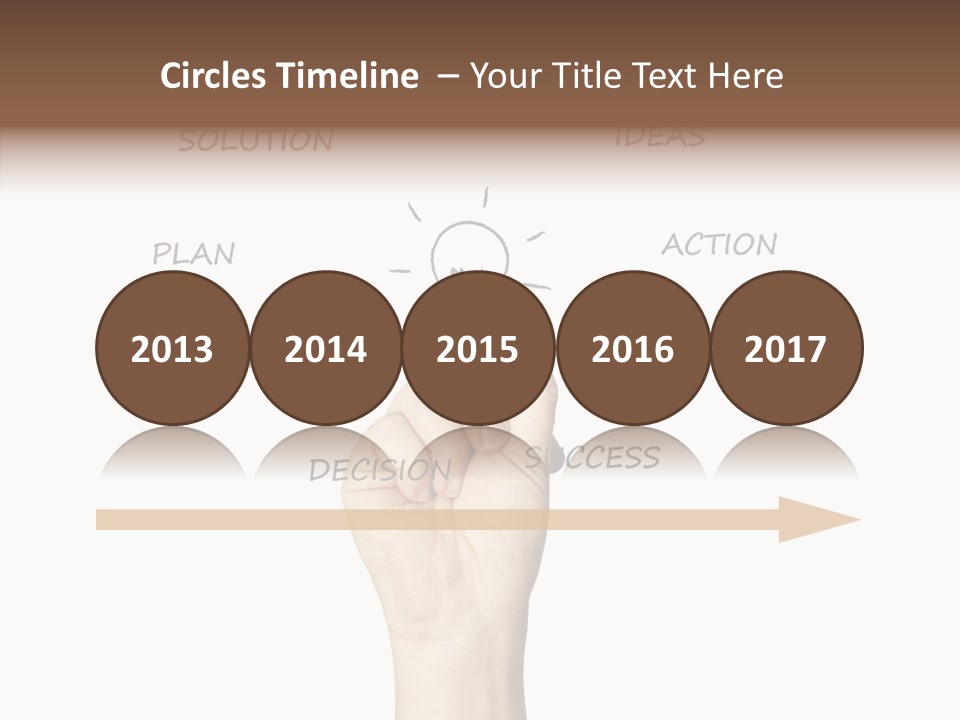 Growth Beginnings Working PowerPoint Template