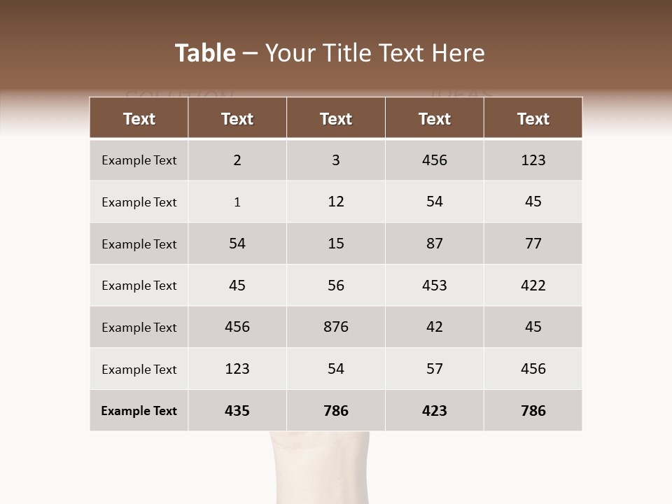 Growth Beginnings Working PowerPoint Template