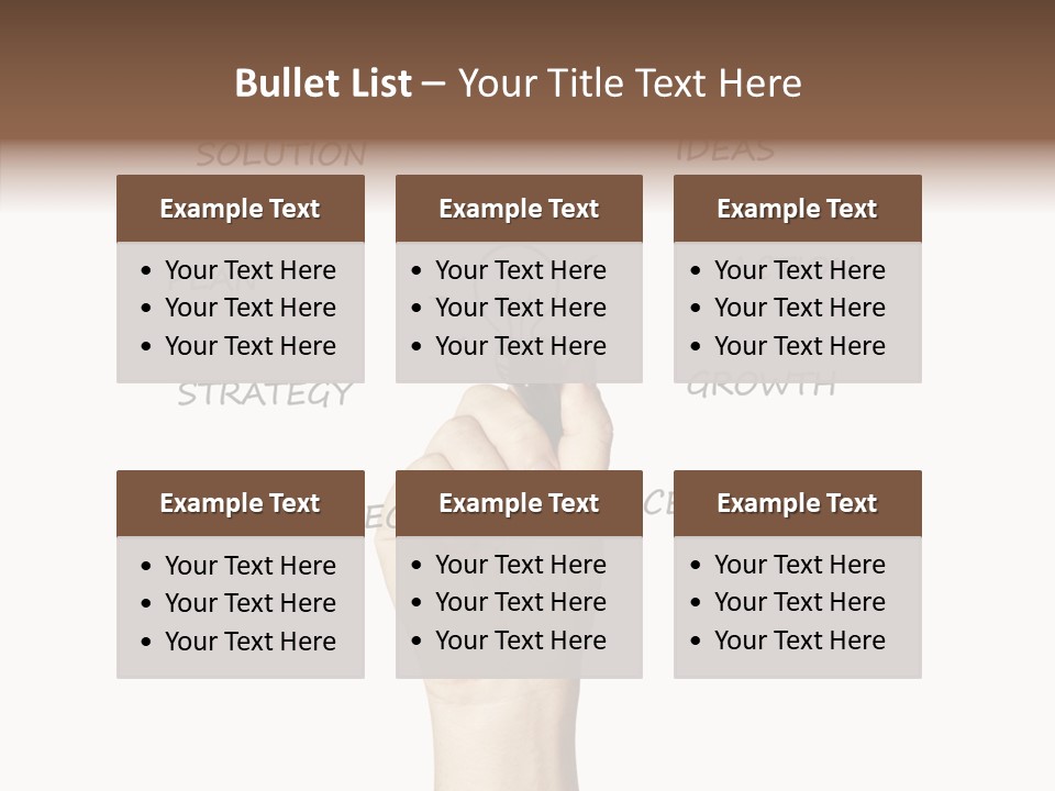 Growth Beginnings Working PowerPoint Template