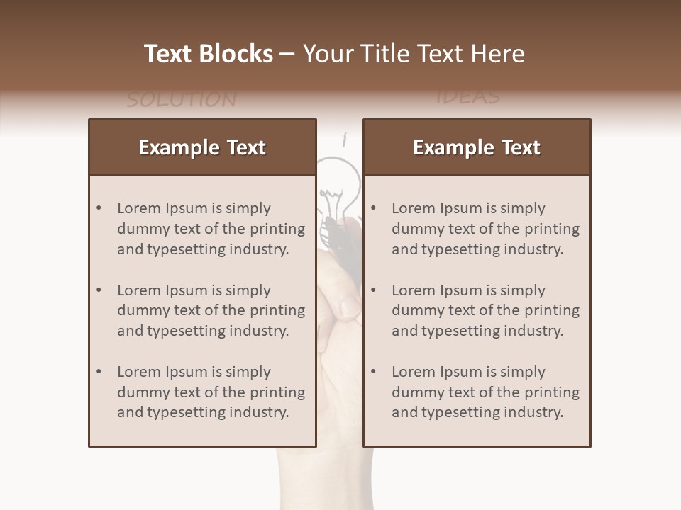 Growth Beginnings Working PowerPoint Template