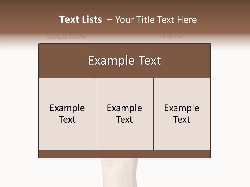 Growth Beginnings Working PowerPoint Template