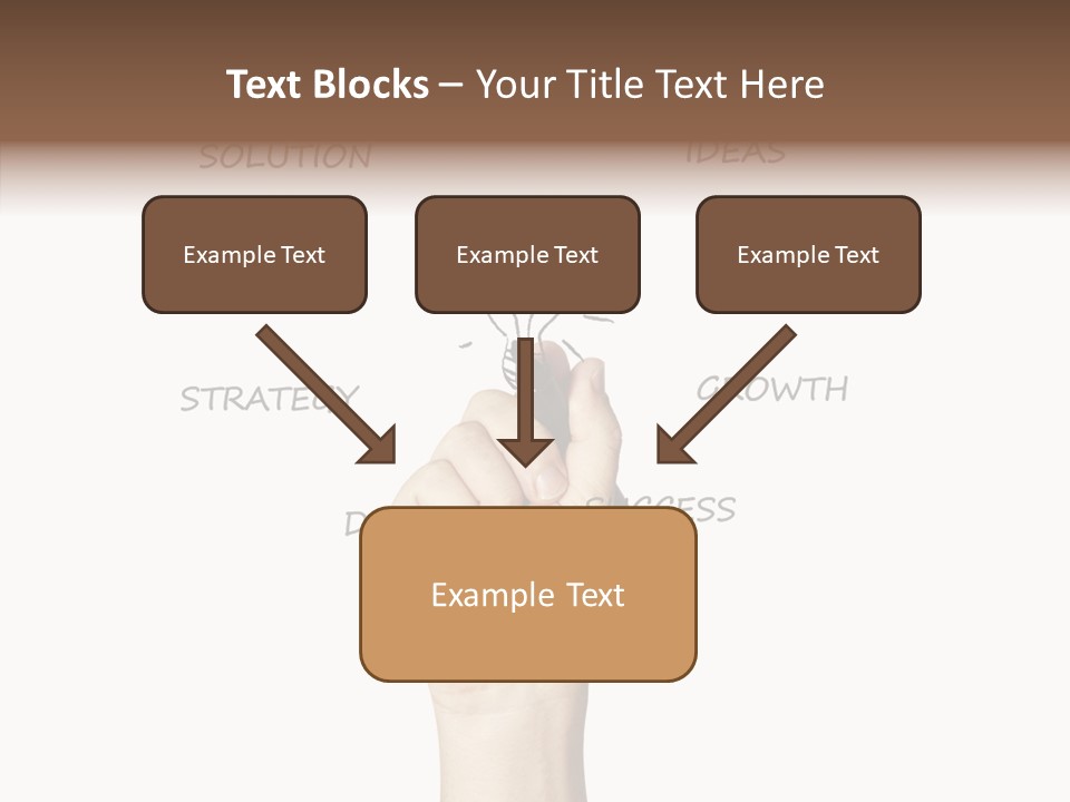 Growth Beginnings Working PowerPoint Template