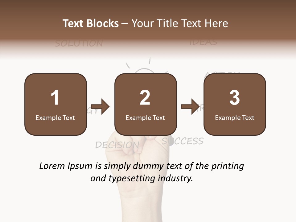 Growth Beginnings Working PowerPoint Template