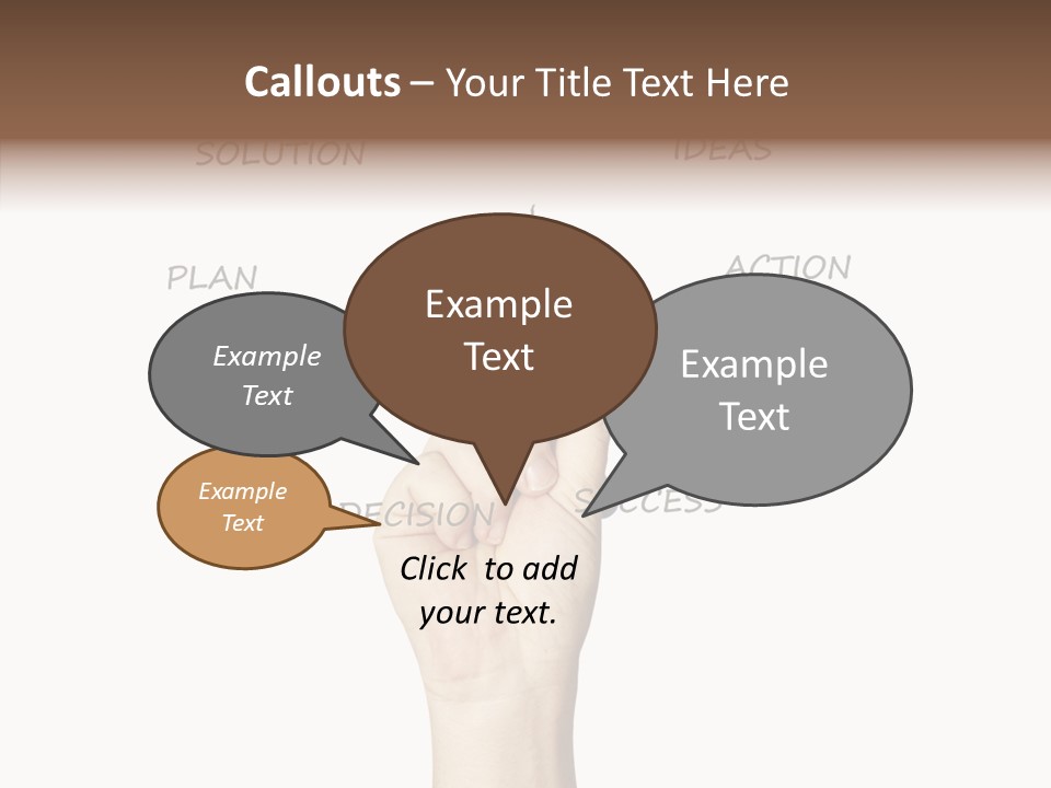 Growth Beginnings Working PowerPoint Template