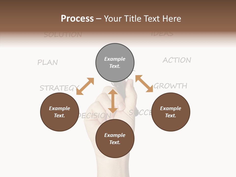 Growth Beginnings Working PowerPoint Template