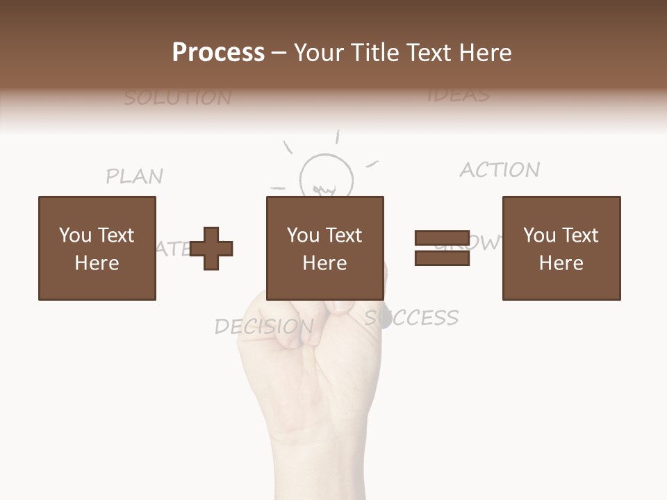Growth Beginnings Working PowerPoint Template