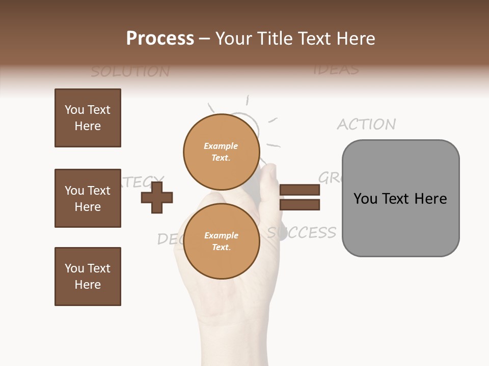 Growth Beginnings Working PowerPoint Template