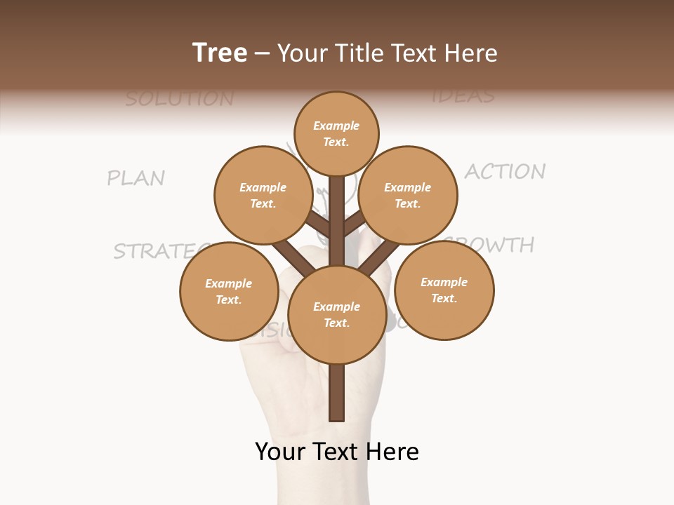Growth Beginnings Working PowerPoint Template