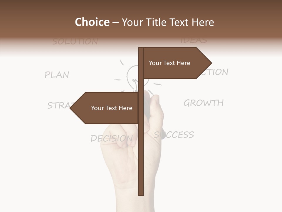 Growth Beginnings Working PowerPoint Template