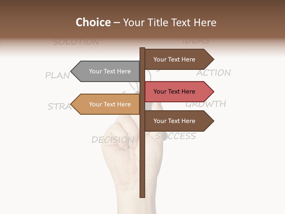 Growth Beginnings Working PowerPoint Template