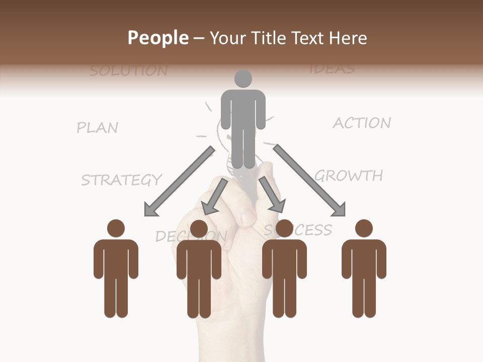 Growth Beginnings Working PowerPoint Template