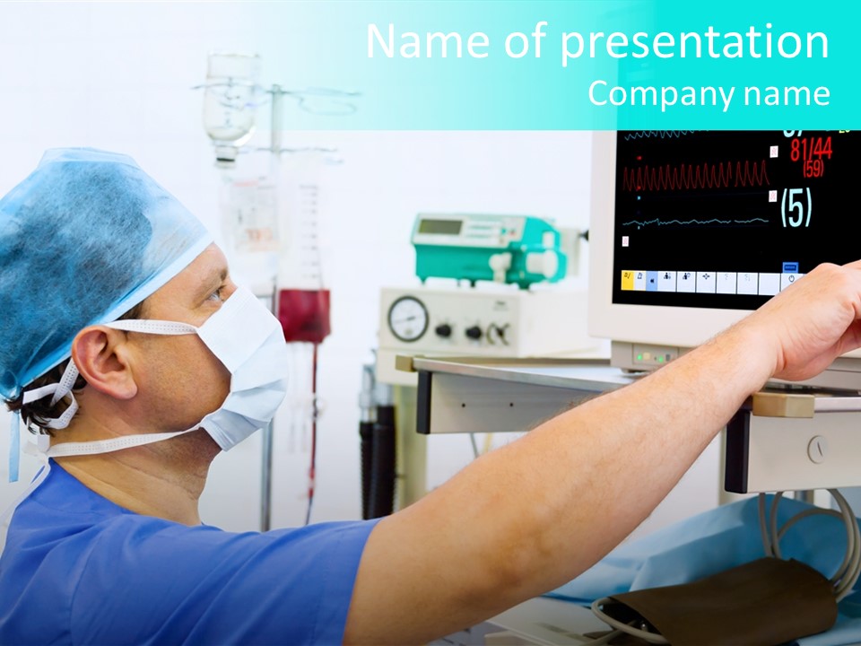 Health Cardiac Clinic PowerPoint Template