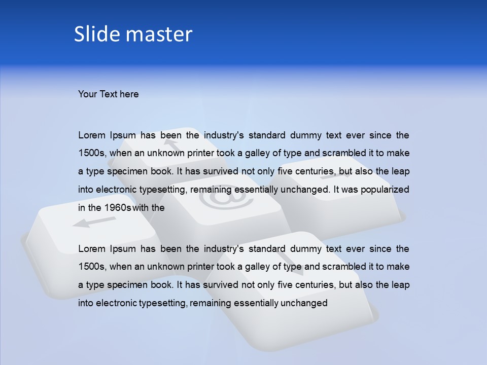 Key Hitting Device PowerPoint Template